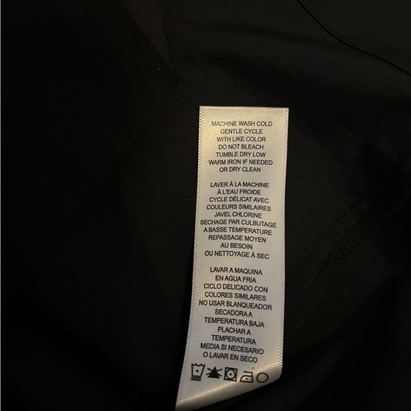 Frame Margot Mock Neck Balloon Sleeves Belted Black Mini Dress With Pockets NWOT - Picture 15 of 15